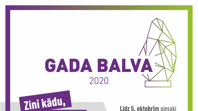 Gada balva cilvēku ar invaliditāti atbalstam 2020