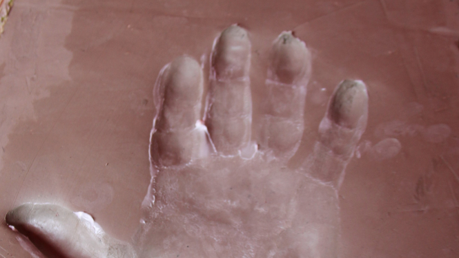 Vides objekta "Latvijas virsdiriģentu roku nospiedumi" atklāšana