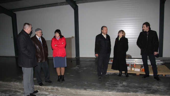 Tiek atzīmēti Slampes koģenerācijas stacijas spāru svētki