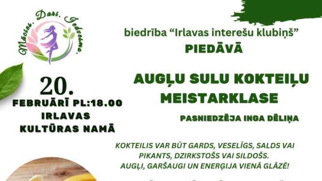 Kokteiļu meistarklase