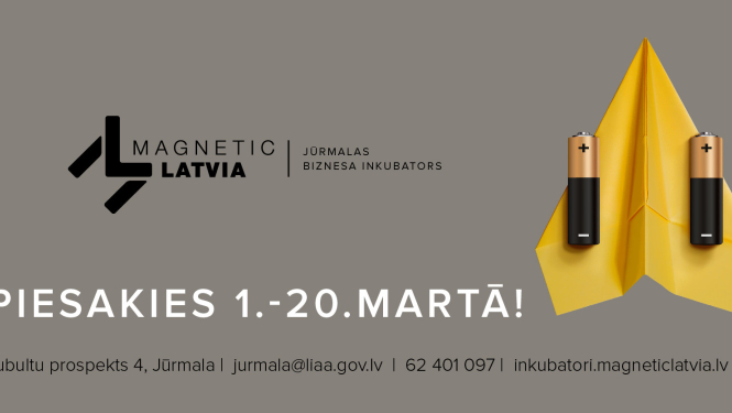 Līdz 20. martam iespējams pieteikties Jūrmalas biznesa inkubatoram