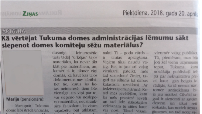 Cienījamie novadnieki!