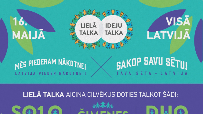 Lielā Talka norisināsies 16. maijā