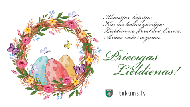 Priecīgas Lieldienas!