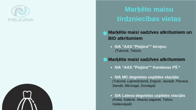 Kur iegādāties marķētos maisus nešķirotajiem sadzīves un bioloģiskajiem atkritumiem?