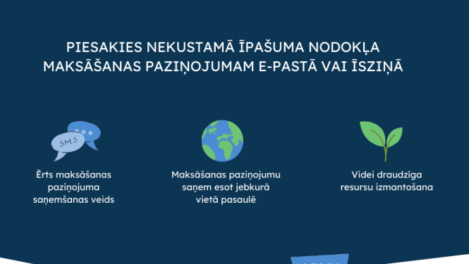 3 iemesli, kāpēc saņemt nekustamā īpašuma nodokļa maksāšanas paziņojumu elektroniski