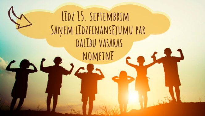 Pašvaldības atbalsts bērnu un jauniešu dalībai vasaras nometnēs