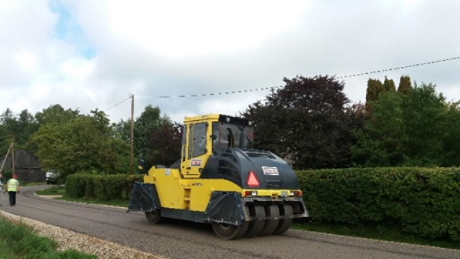 Realizēts pašvaldības autoceļu pārbūves projekts