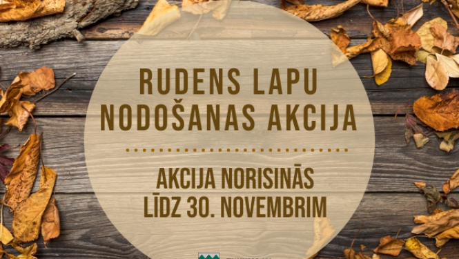 Iespēja bez maksas nodot rudens lapas