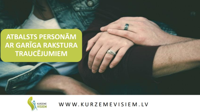 Aicinām pieteikties personas ar garīga rakstura traucējumiem bezmaksas pakalpojumu saņemšanai projektā “Kurzeme visiem”