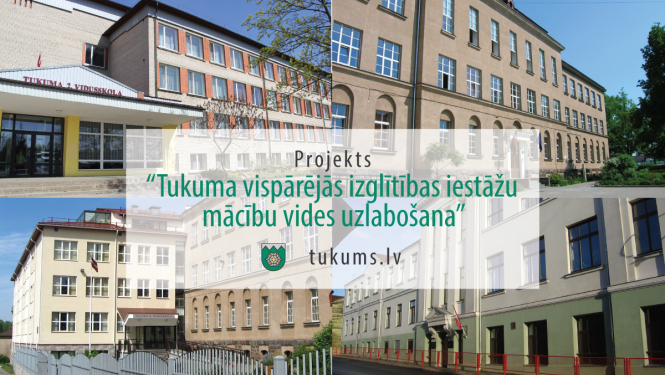 Parakstīs vienošanos par projekta “Tukuma vispārējās izglītības iestāžu mācību vides uzlabošana” īstenošanu
