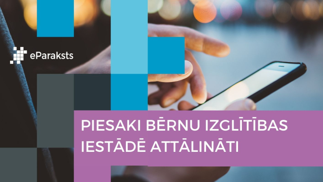 Piesaki bērnu izglītības iestādē attālināti