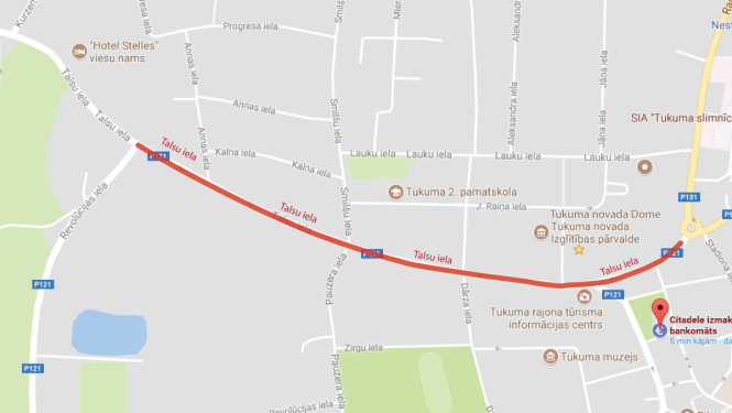 Talsu ielas labiekārtošanas darbi