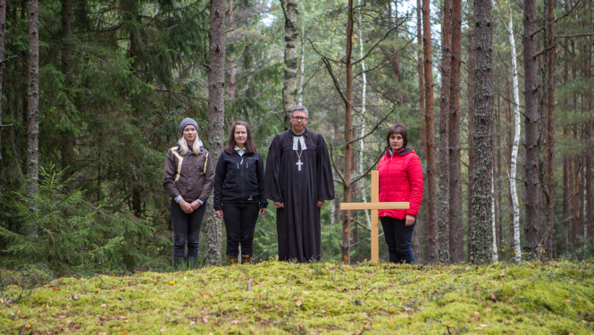 Sakopta Pirmā pasaules kara karavīru atdusas vieta Ķemeru nacionālā parka teritorijā