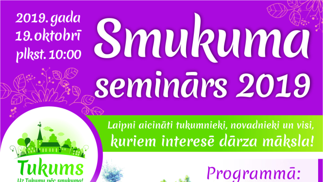 Smukuma seminārs 2019