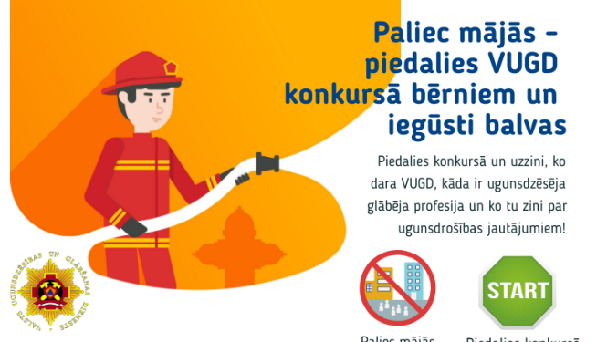 VUGD aicina bērnus piedalīties konkursā “Mans brīvais laiks – saturīgi pavadīts laiks!”