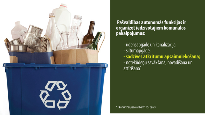 Pašvaldības autonomā funkcija - atkritumu apsaimniekošana