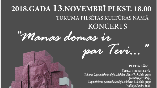 Z. A. Meierovica ieskaņas pasākums "Manas domas ir par Tevi..."