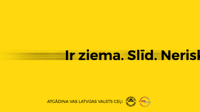 Ziema atgriežas, aicinām autovadītājus būt īpaši piesardzīgiem