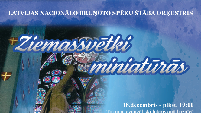 Ziemassvētki miniatūrās Tukuma Ev. Luteriskajā baznīcā