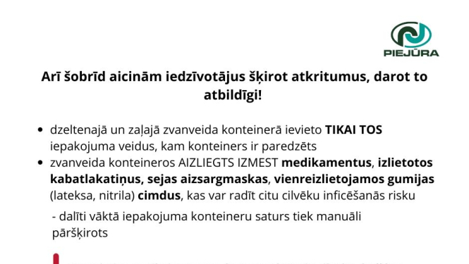 Rīkojies atbildīgi!