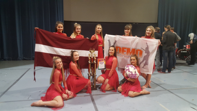 Deju grupa "Demo" iegūst galveno balvu Krasnogorskas jauniešu festivālā