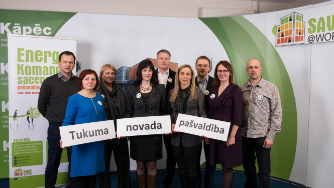 Tukuma novada pašvaldības darbinieki motivējas enerģijas taupīšanas sacensībām