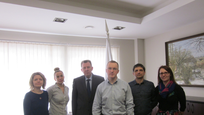 Tukuma novada Domes EnergoKomanda tiekas ar Domes priekšsēdētāju