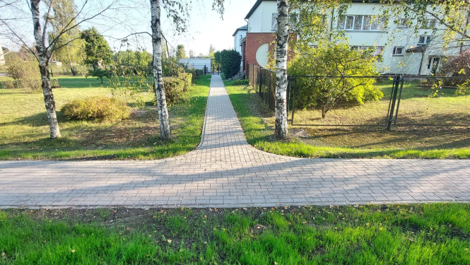 Labiekārtotā gājēju ietve Zantē