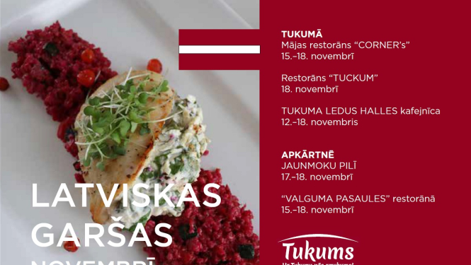 Patriotiskā garšas nedēļa Tukuma pusē!