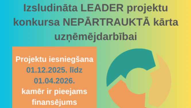 LEADER projektu konkurss