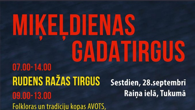 Lielais Miķeļdienas gadatirgus 2019
