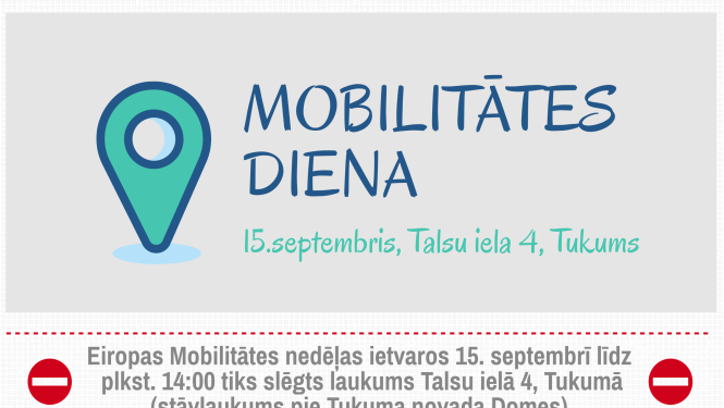 Satiksmes ierobežojumi "Mobilitātes dienas" ietvarā
