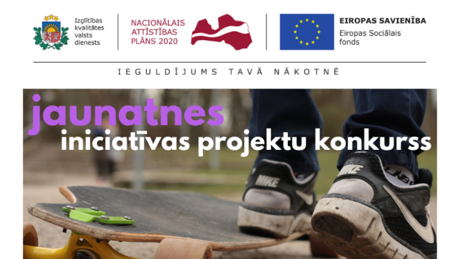 Jaunatnes iniciatīvu projektu konkursā apstiprināti 3 projekti