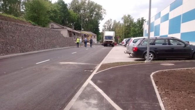 Pabeigta ERAF projekta īstenošana un Slocenes ielas posma pārbūve