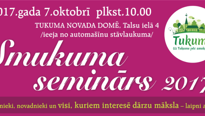 Smukuma seminārs 2017 Tukumā