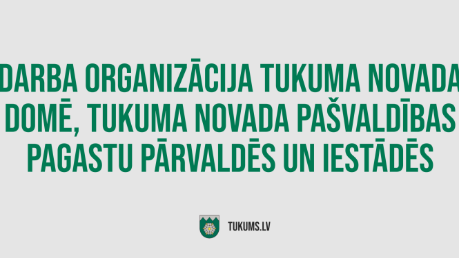 Darba organizācija ārkārtējās situācijas laikā