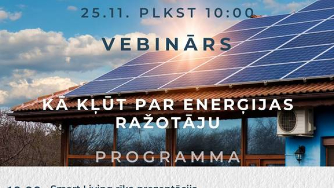 Vebinārs "Zaļā enerģija