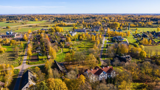 Skats uz novadu no putna lidojuma