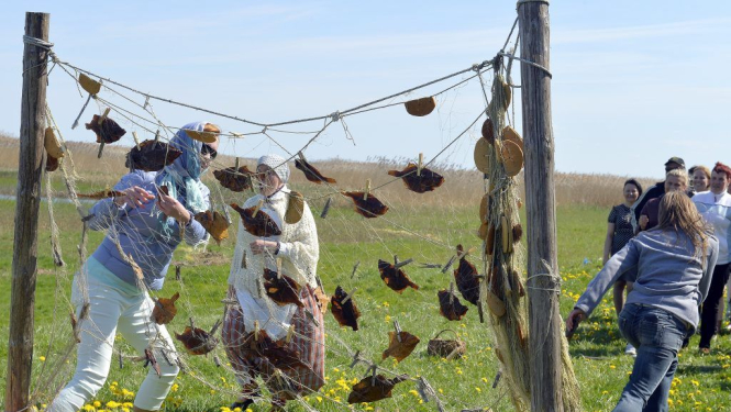 Darināti zvejas tīkli