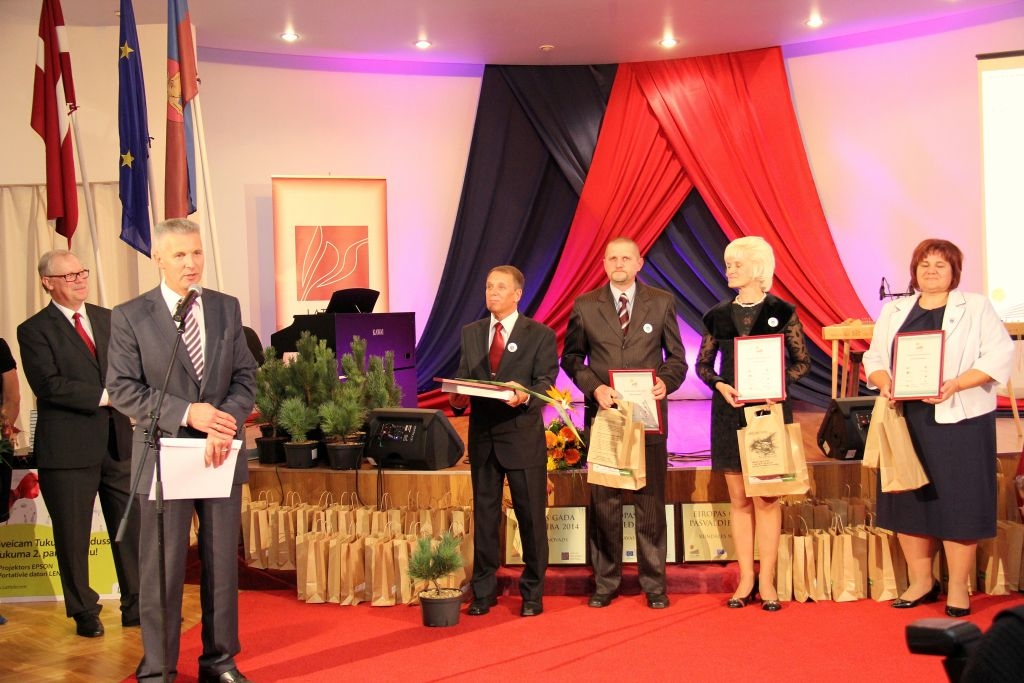 Svinīgā ceremonijā sveic konkursa "Eiropas Gada pašvald