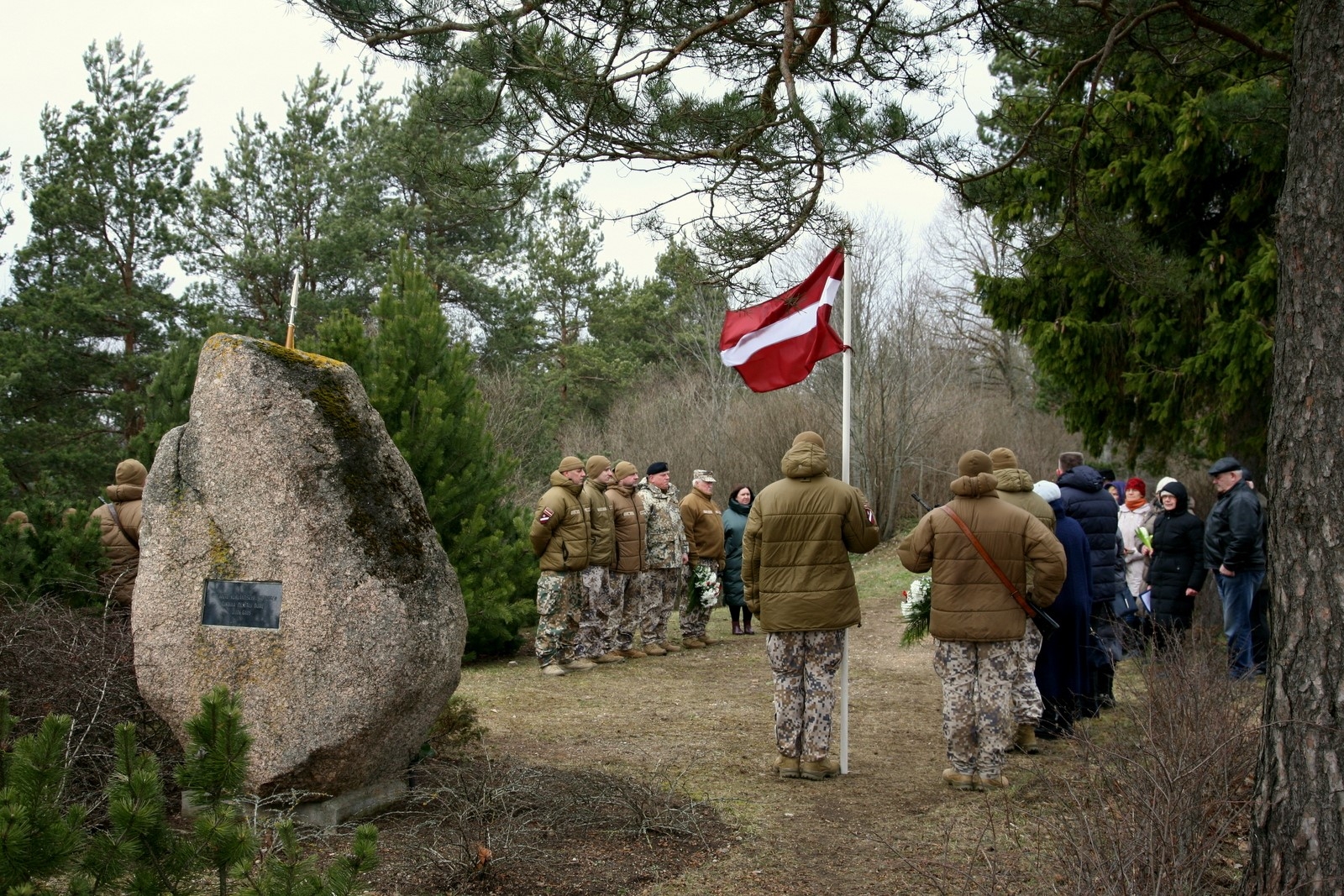 Piemiņas brīdis landesvēra cīnītājiem 2019