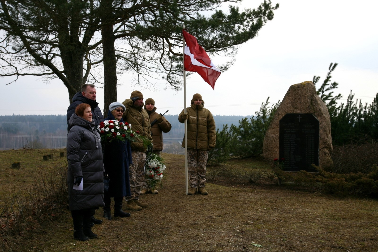 Piemiņas brīdis landesvēra cīnītājiem 2019