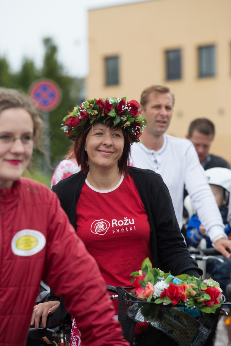 Velobrauciens "Ar rozēm pa Tukumu"