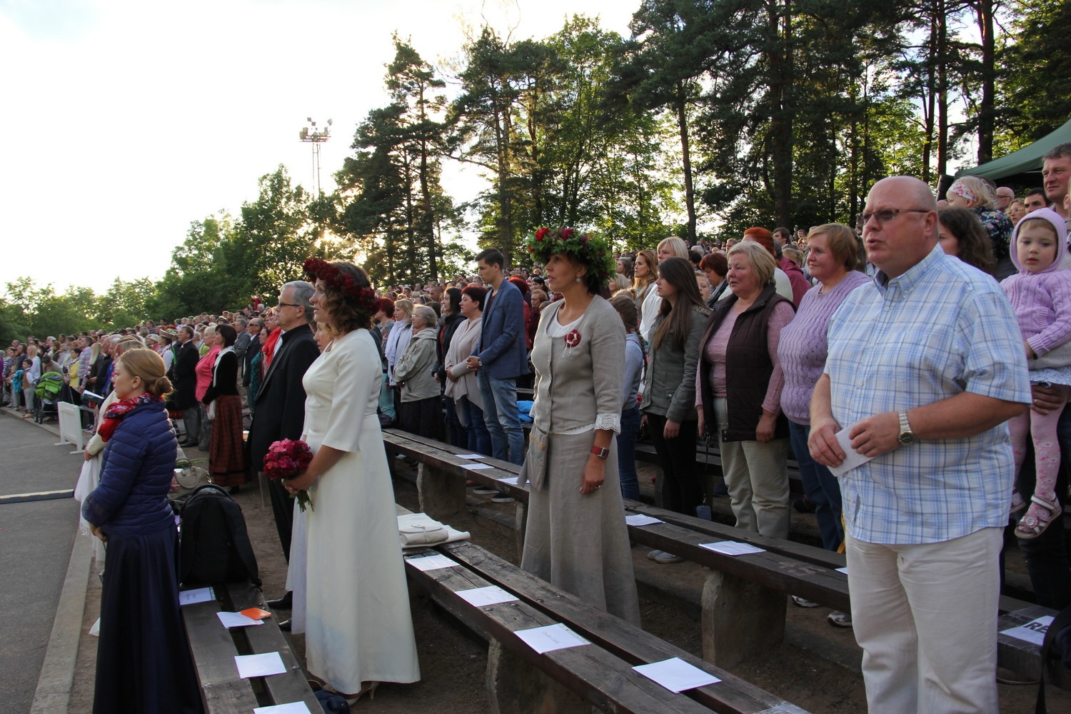 VIII Ziemeļu un Baltijas valstu Dziesmu svētku ieskaņu koncerts Durbes estrādē