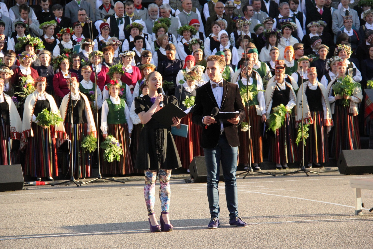 VIII Ziemeļu un Baltijas valstu Dziesmu svētku ieskaņu koncerts Durbes estrādē