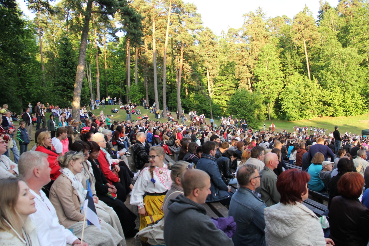 VIII Ziemeļu un Baltijas valstu Dziesmu svētku ieskaņu koncerts Durbes estrādē