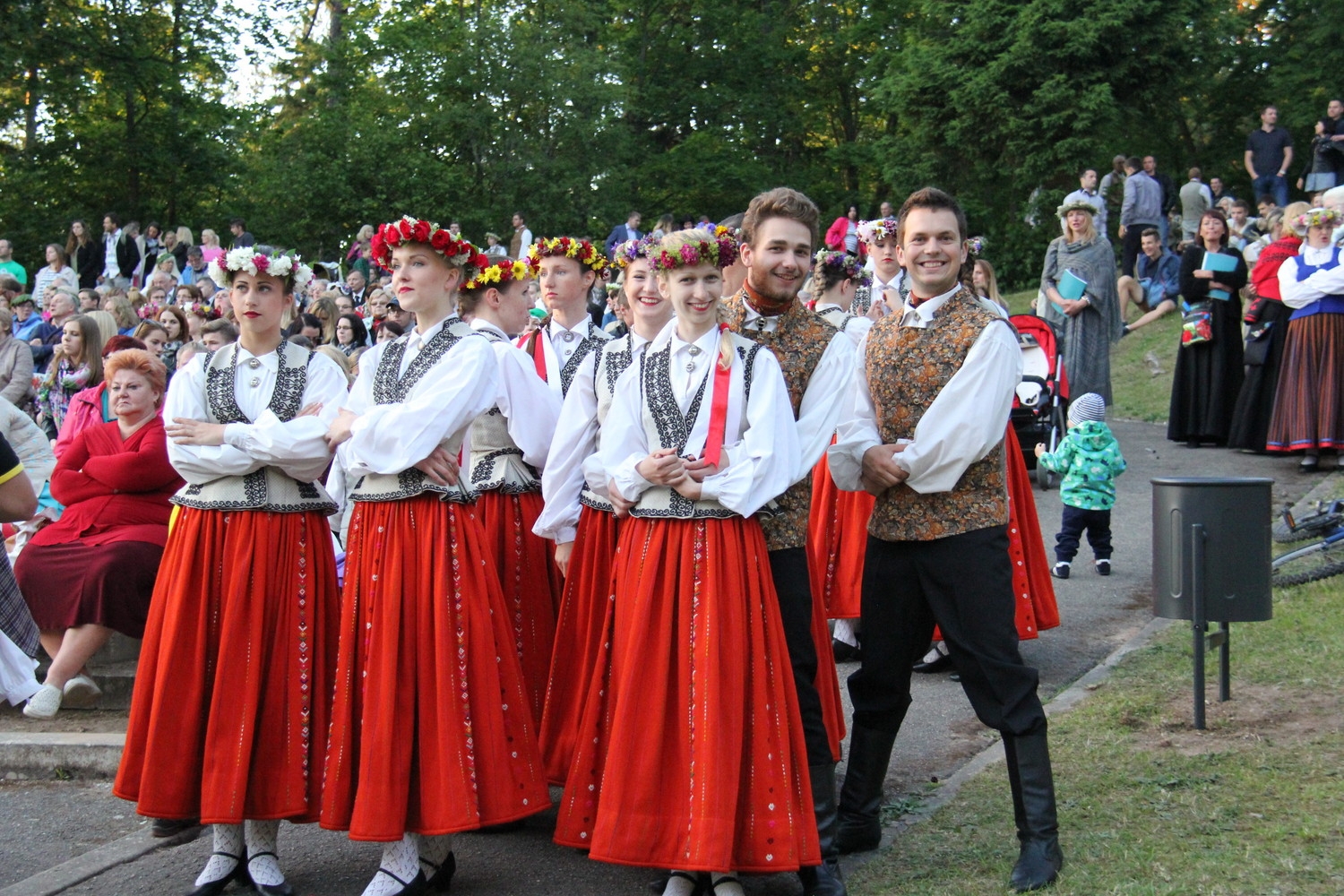 VIII Ziemeļu un Baltijas valstu Dziesmu svētku ieskaņu koncerts Durbes estrādē