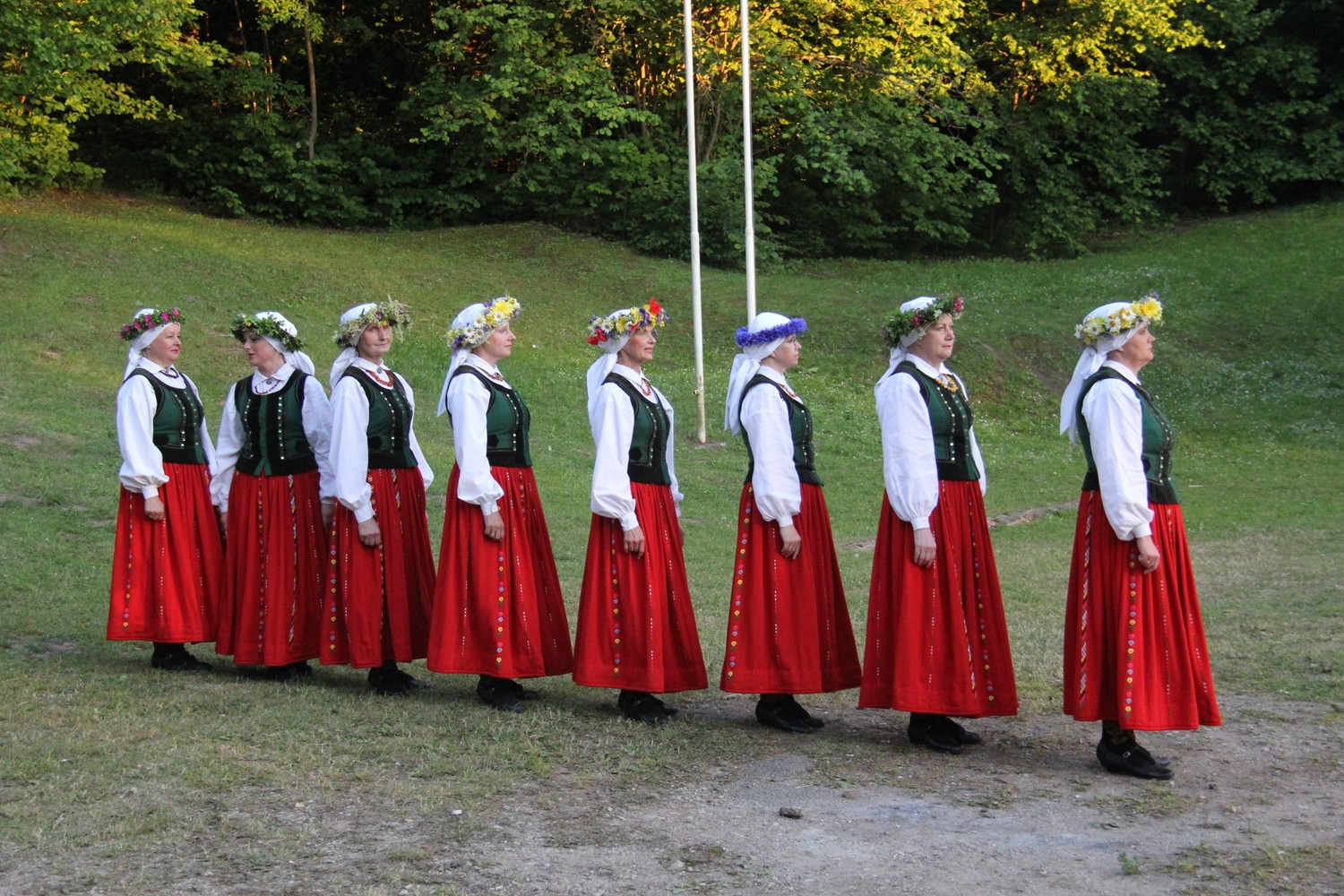 VIII Ziemeļu un Baltijas valstu Dziesmu svētku ieskaņu koncerts Durbes estrādē