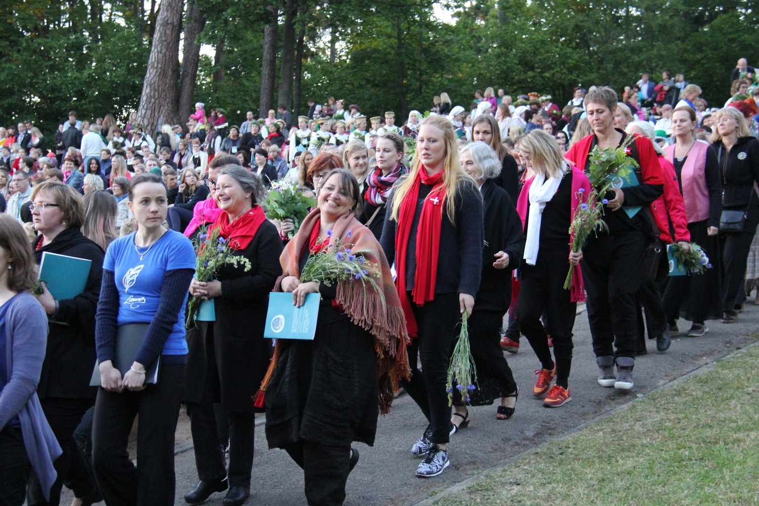 VIII Ziemeļu un Baltijas valstu Dziesmu svētku ieskaņu koncerts Durbes estrādē